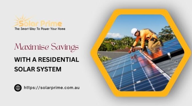 How to Save More With a Residential Solar System?